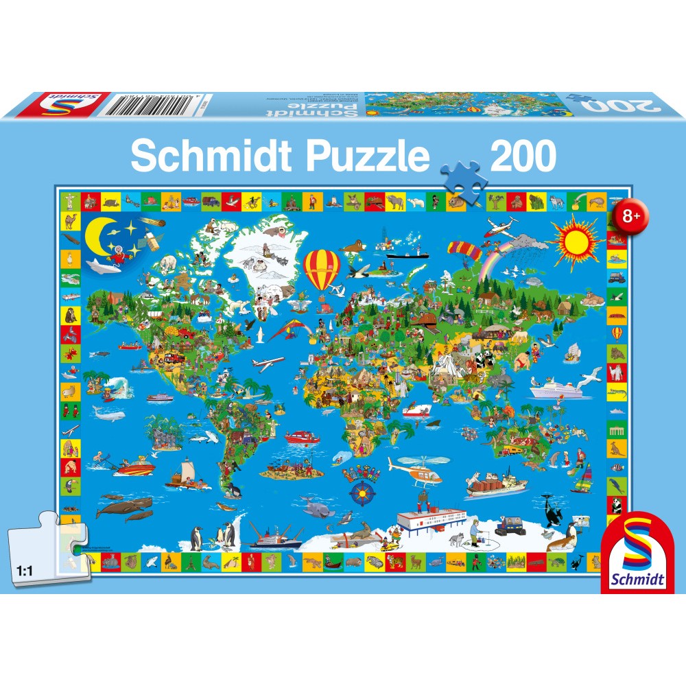 Puzzle Schmidt: Tu asombroso mundo, 200 piezas