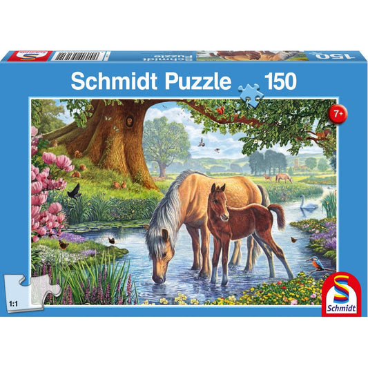 Puzzle Schmidt: Caballos al vapor, 150 piezas