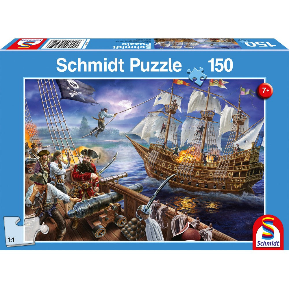 Puzzle Schmidt: La aventura de los piratas, 150 piezas