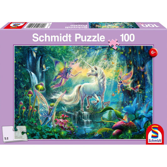 Puzzle Schmidt: El reino mítico, 100 piezas