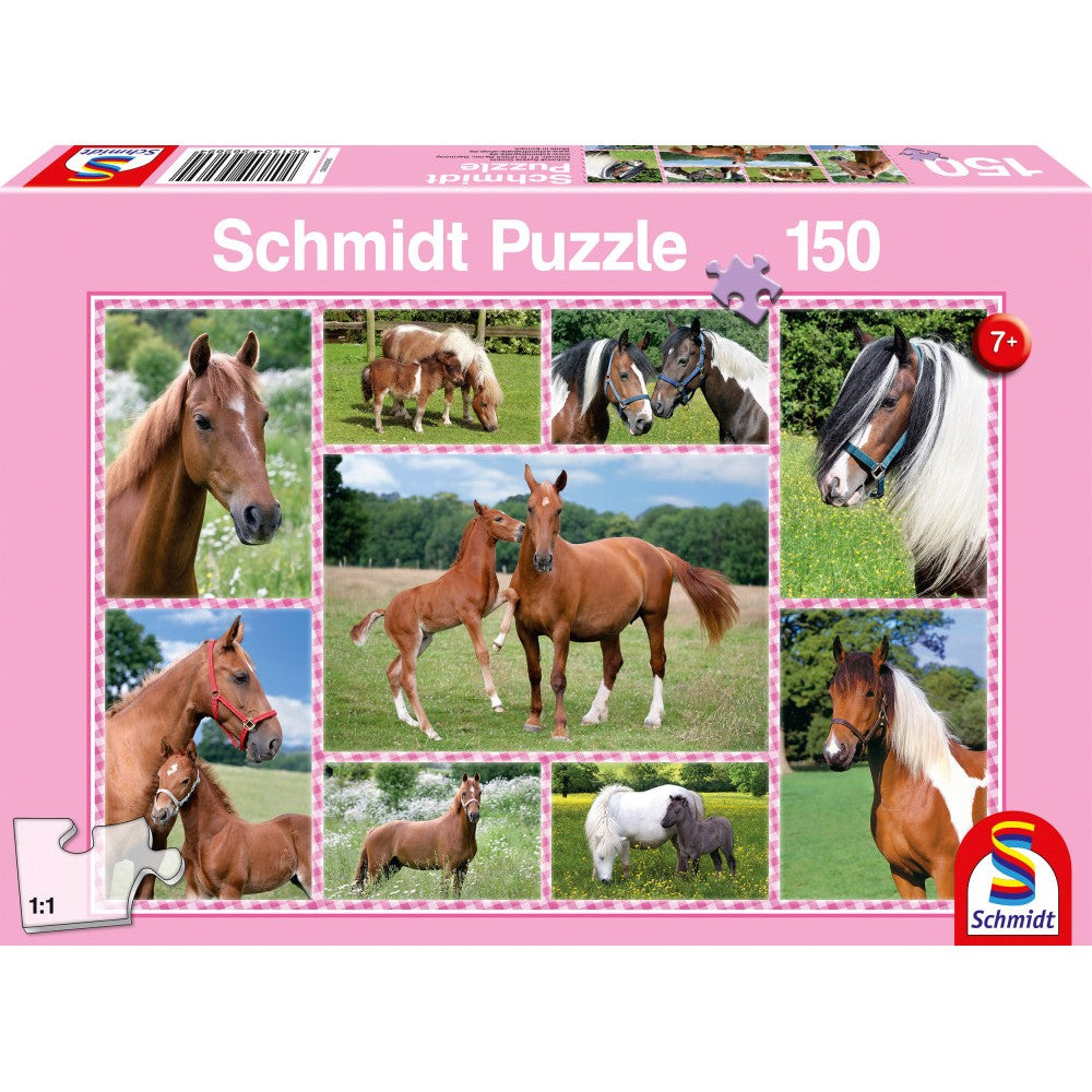 Puzzle Schmidt: Caballos encantadores, 150 piezas