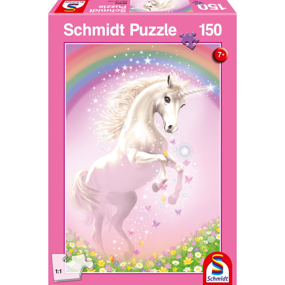 Puzzle Schmidt: Unicornio rosa, 150 piezas