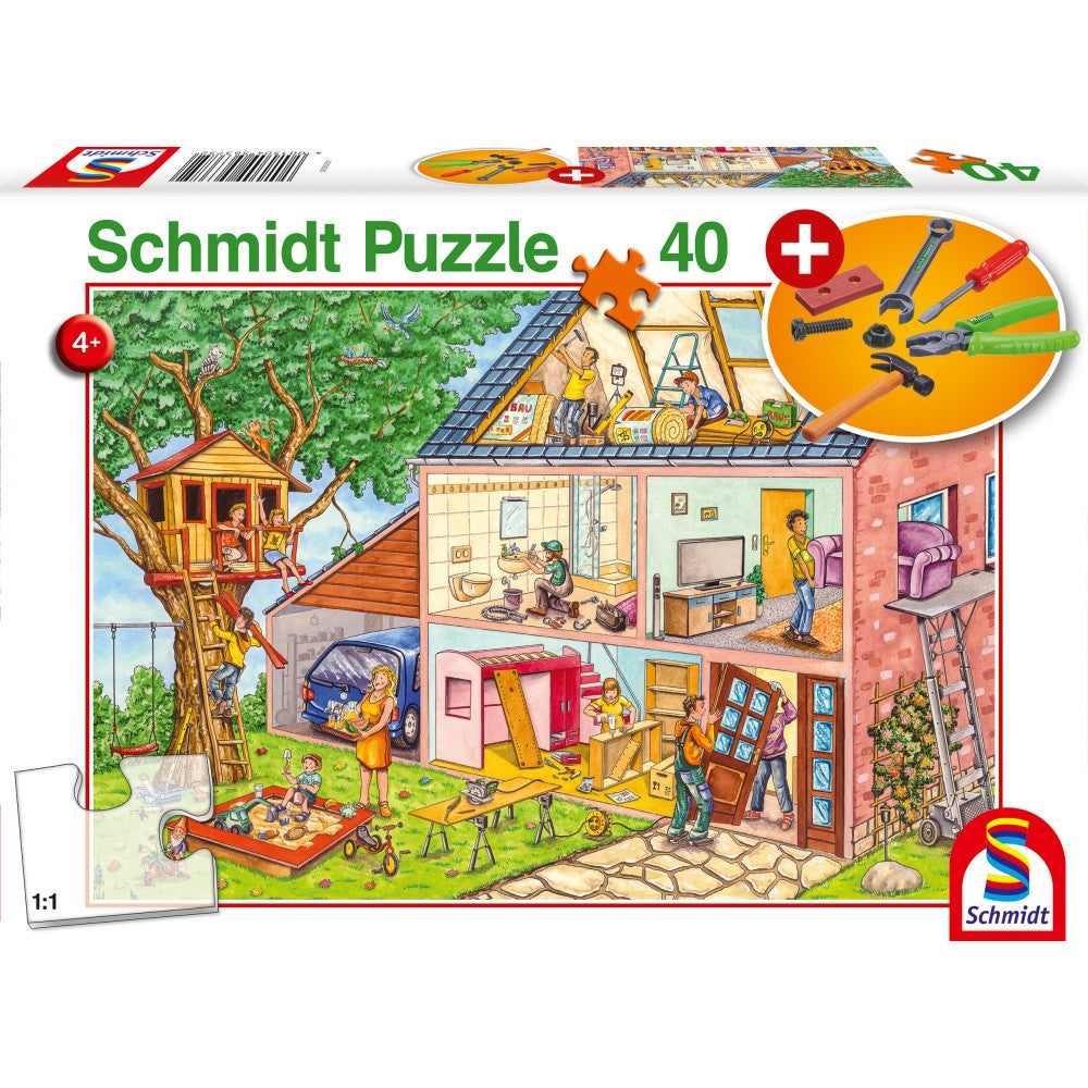 Schmidt puzzle: Mindenben jó, 40 db + Ajándék: eszközök