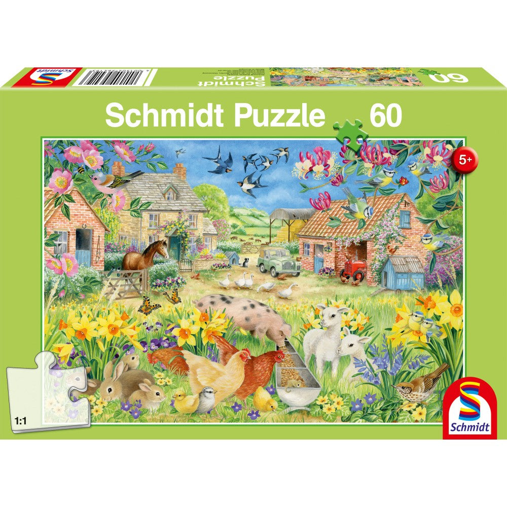 Puzzle Schmidt: En el campo, 60 piezas