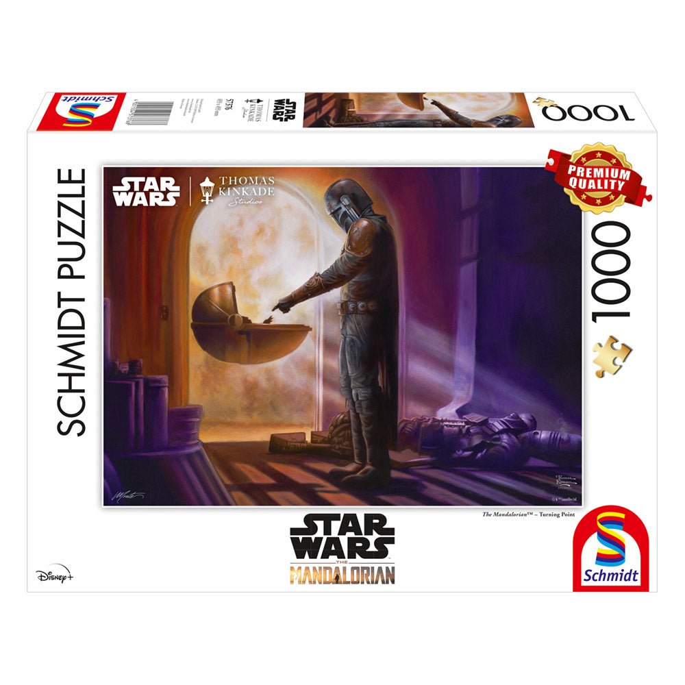 Puzzle Schmidt: Thomas Kinkade - Star Wars - Mandalorian - Punto de inflexión, 1000 piezas