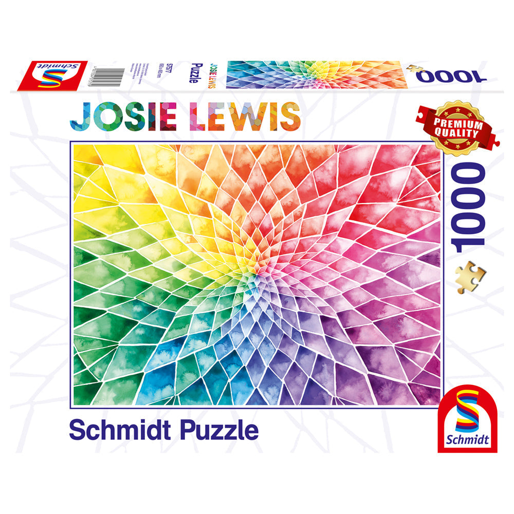 Schmidt puzzle: Josie Lewis - Colorful flower, 1000 pieces