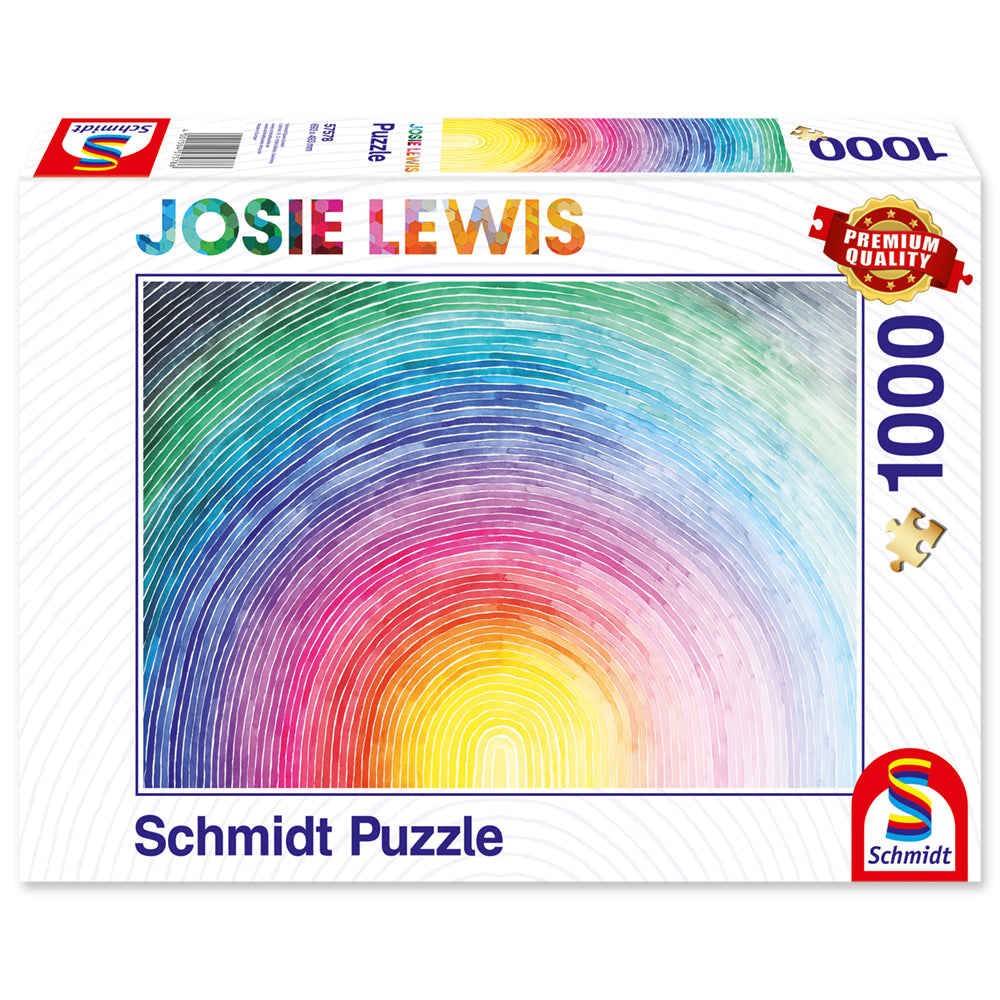 Puzzle Schmidt: Josie Lewis - Arcoíris, 1000 piezas