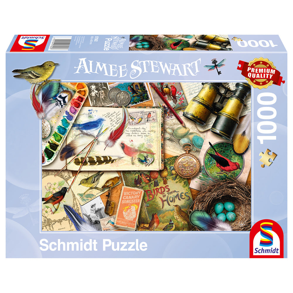 Puzzle Schmidt: Aimee Steward - Observación de aves, 1000 piezas