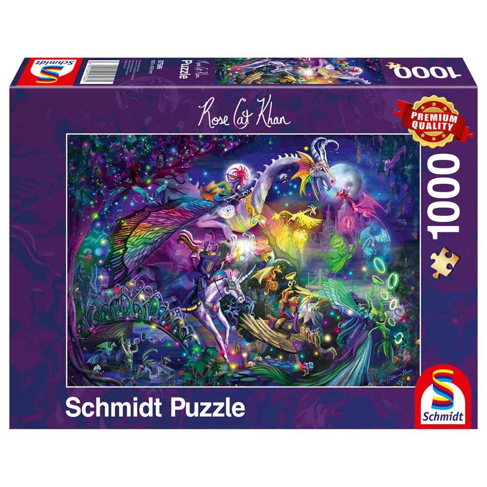 Puzzle Schmidt: Rose Cat Khan - Circo de la Noche de Verano, 1000 piezas