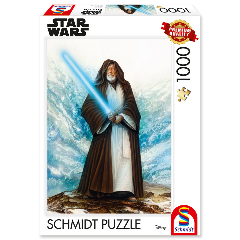 Puzzle Schmidt: Thomas Kinkade - Star Wars - Star Wars - Maestro Jedi, 1000 piezas