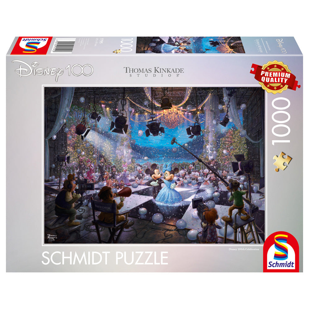 Puzzle Schmidt: Thomas Kinkade - Disney - Edición especial 1 para la celebración de los 100 años, 1000 piezas