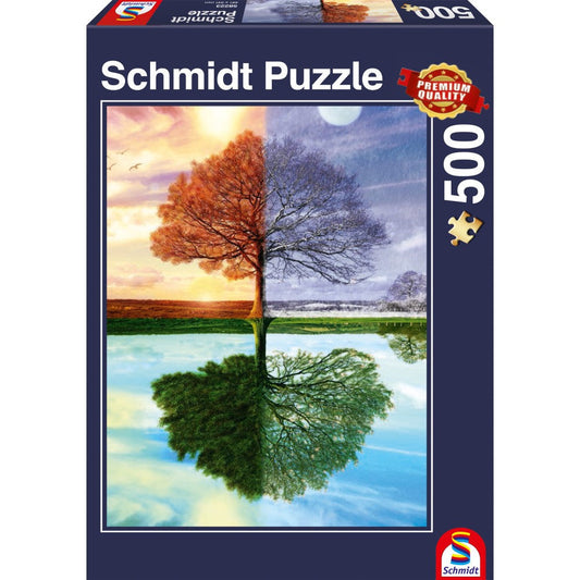 Puzzle Schmidt: Árbol de las estaciones, 500 piezas