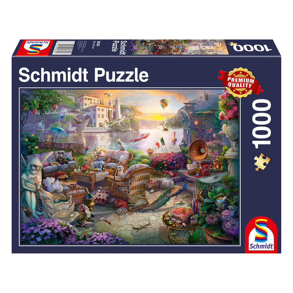 Schmidt puzzle: Puzzle lover's desk, 1000 pieces