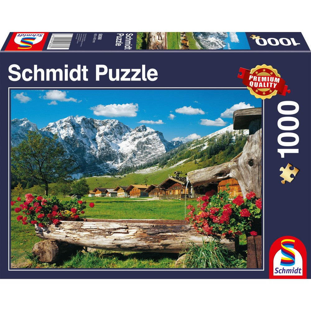 Puzzle Schmidt: Paradis la munte, 1000 piese