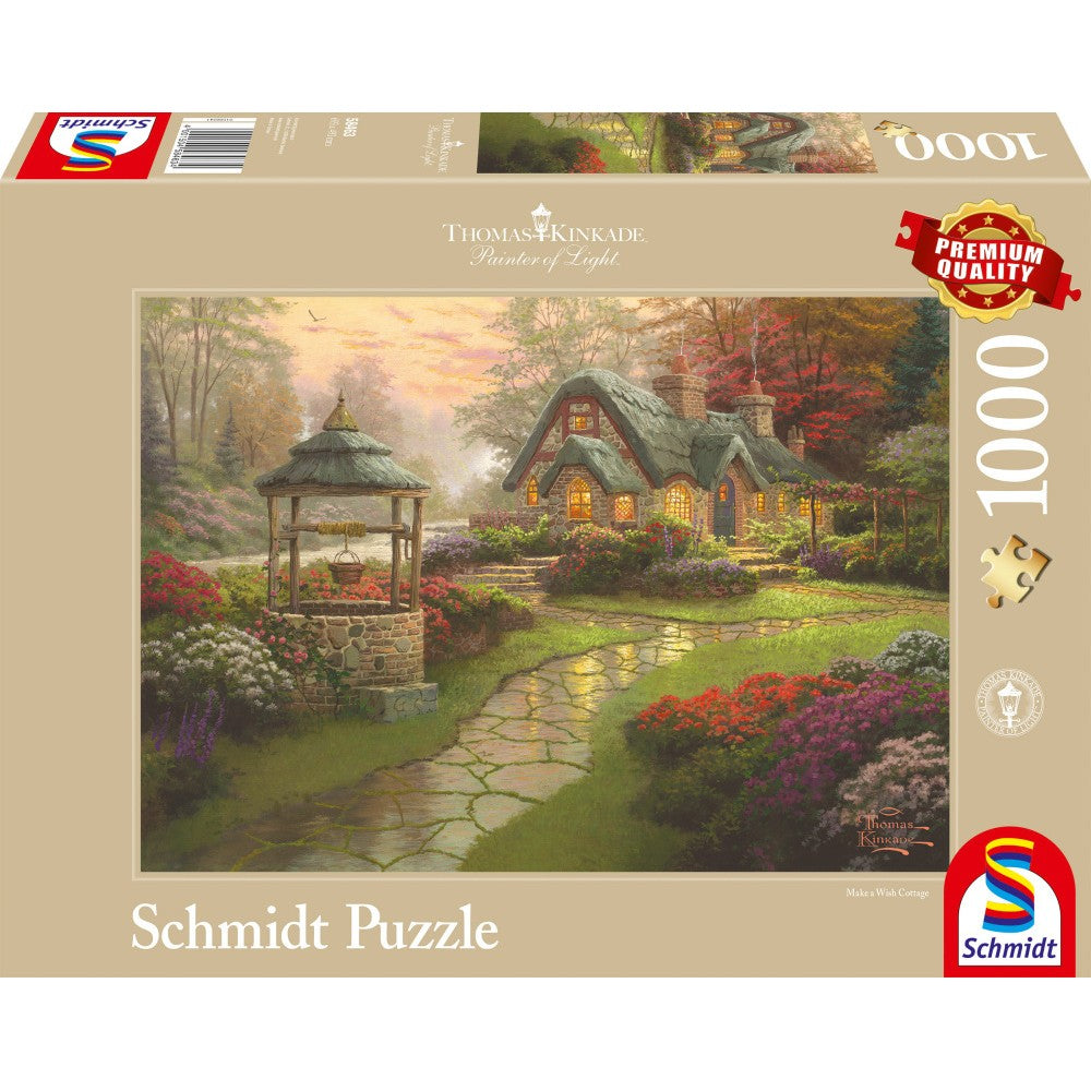 Puzzle Schmidt: Thomas Kinkade - La mansión de los deseos, 1000 piezas