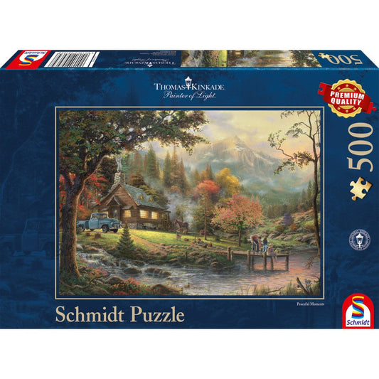 Puzzle Schmidt: Thomas Kinkade - Momentos maravillosos en el río, 500 piezas