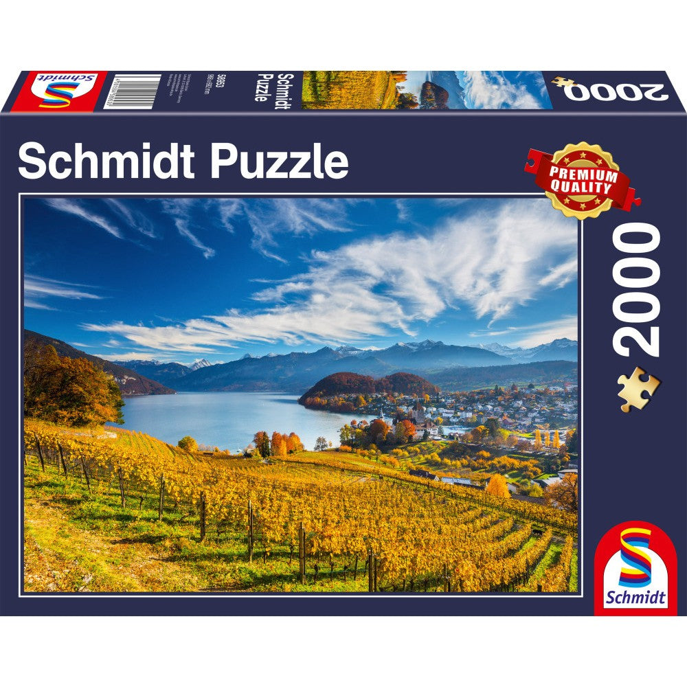 Puzzle Schmidt: Viñedos, 2000 piezas