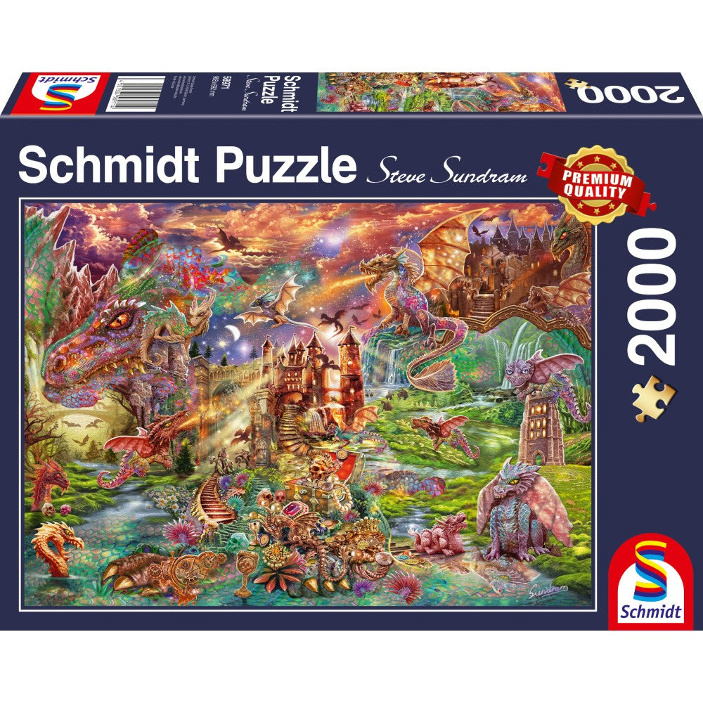 Puzzle Schmidt: El tesoro del dragón, 2000 piezas