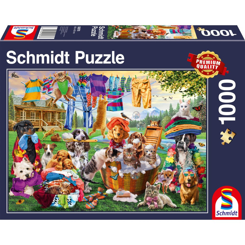 Schmidt puzzle: Őrült kisállatkert, 1000 darab