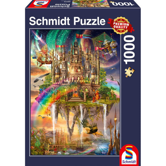 Puzzle Schmidt: Ciudad en el cielo, 1000 piezas