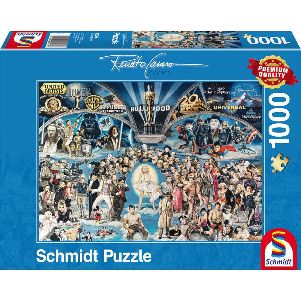 Puzzle Schmidt: Renato Casaro - Hollywood, 1000 piezas