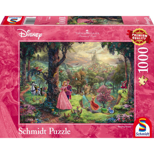 Puzzle Schmidt: Thomas Kinkade - Disney - La Bella Durmiente, 1000 piezas