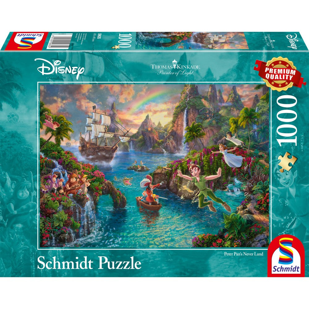 Puzzle Schmidt: Thomas Kinkade - Disney - Peter Pan, 1000 piezas