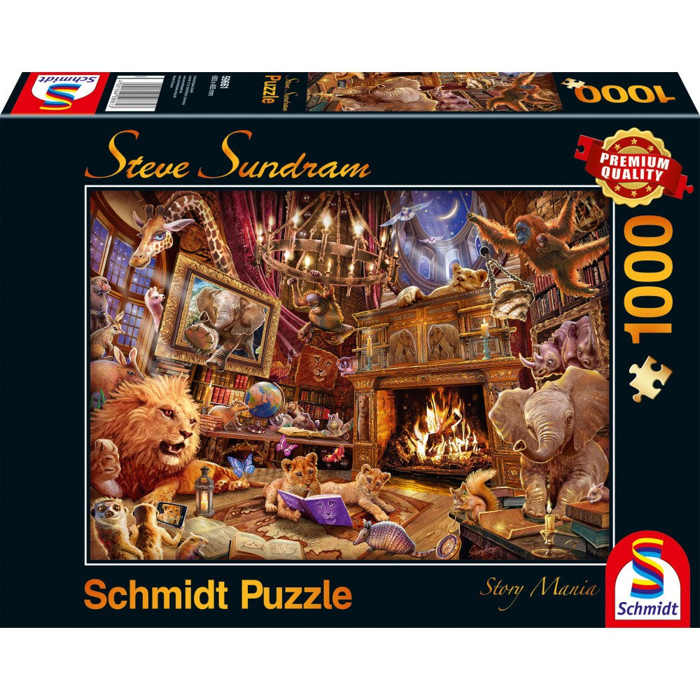 Rompecabezas Schmidt: Steve Sundram - Story Mania, 1000 piezas