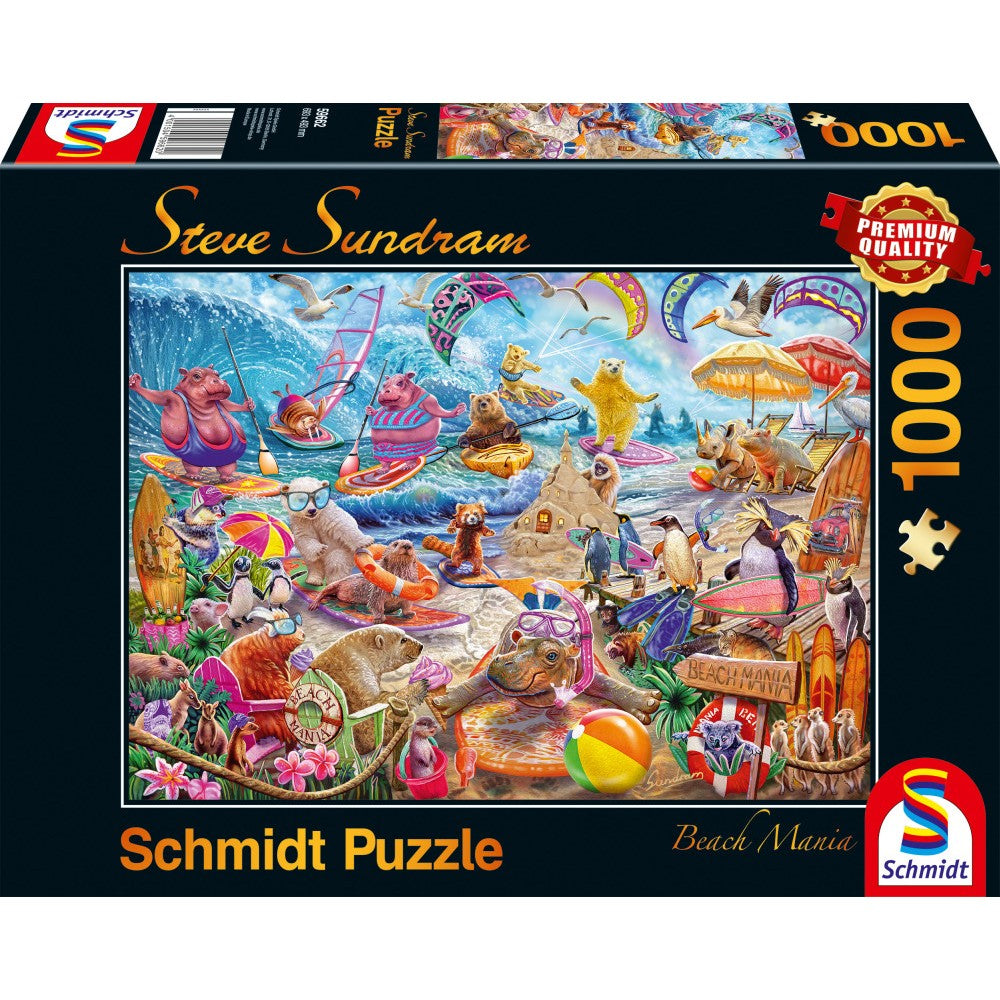 Puzzle Schmidt: Steve Sundram - Beach Mania, 1000 piezas