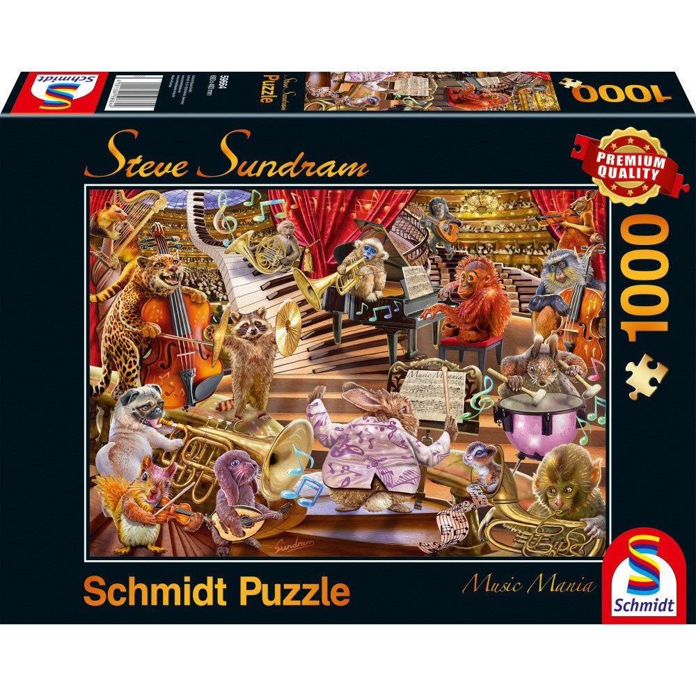 Puzzle Schmidt: Steve Sundram - Music Mania, 1000 piezas