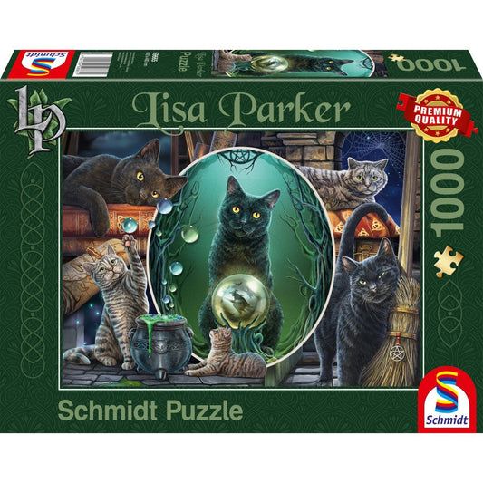 Schmidt puzzle: Lisa Parker - Magic cats, 1000 pieces