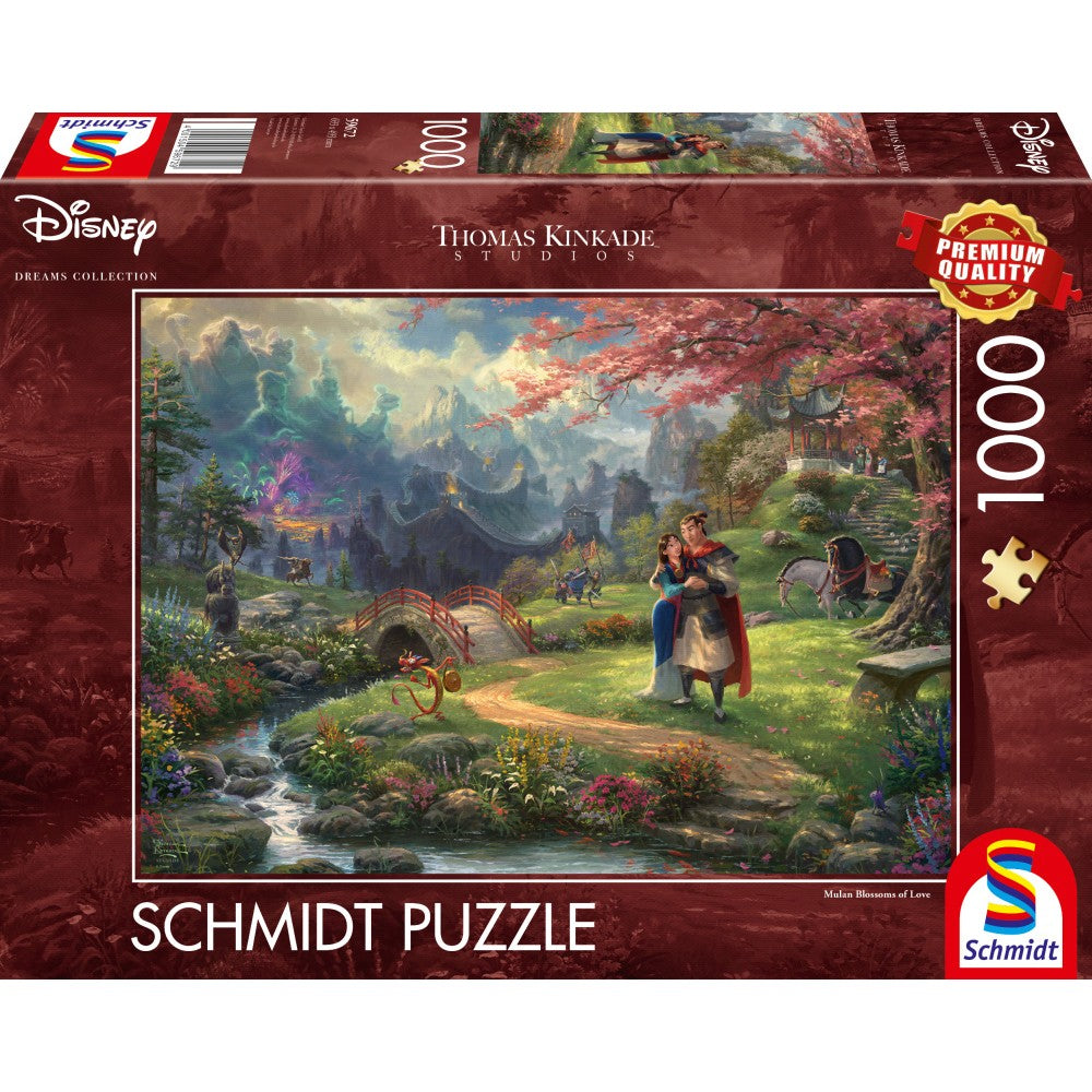 Puzzle Schmidt: Thomas Kinkade - Disney - Mulan, 1000 piezas