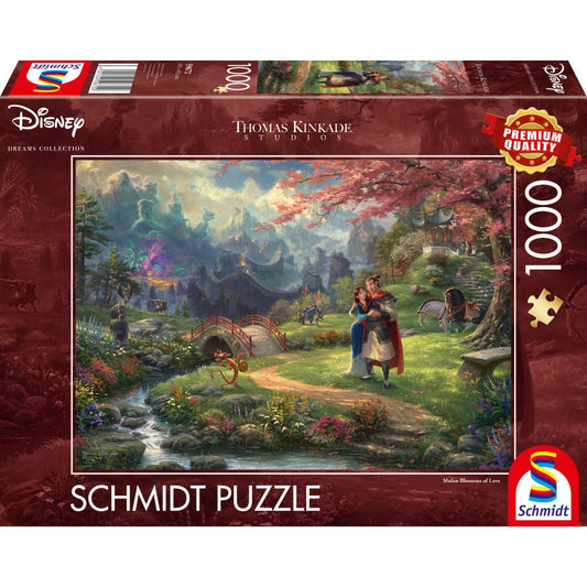 Puzzle Schmidt: Thomas Kinkade - Disney - Mulan, 1000 piezas