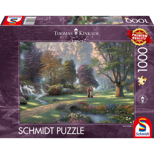 Puzzle Schmidt: Thomas Kinkade - Espíritu - El camino de la fe, 1000 piezas