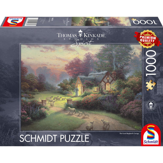 Puzzle Schmidt: Thomas Kinkade - Espíritu - Hogar del Buen Pastor, 1000 piezas