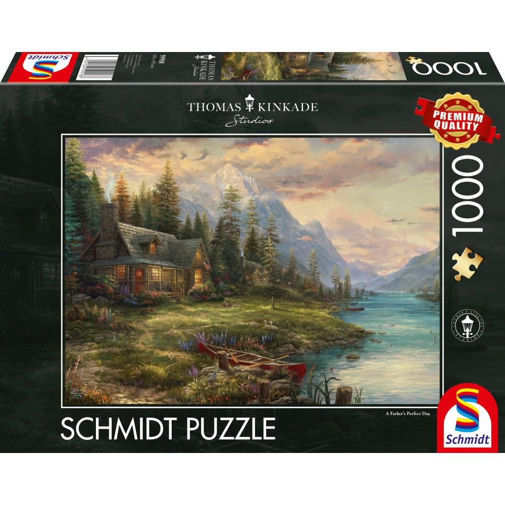 Puzzle Schmidt: Thomas Kinkade - Viaje del Día del Padre, 1000 piezas