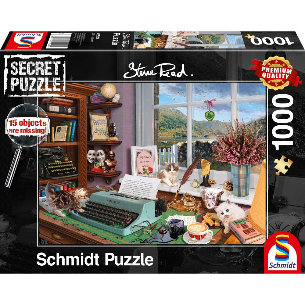 Puzzle Schmidt: Steve Read - Secret Puzzles - En la oficina, 1000 piezas