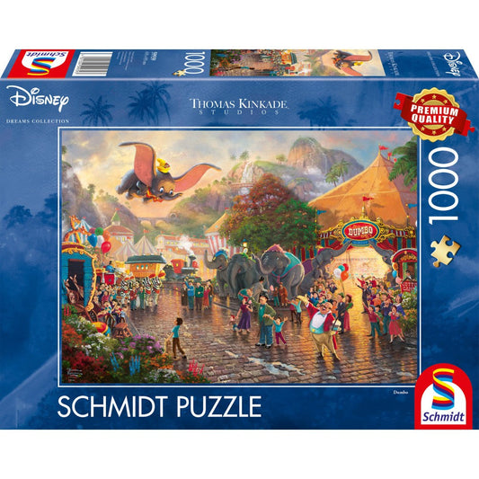 Puzzle Schmidt: Thomas Kinkade - Disney - Dumbo, 1000 piezas