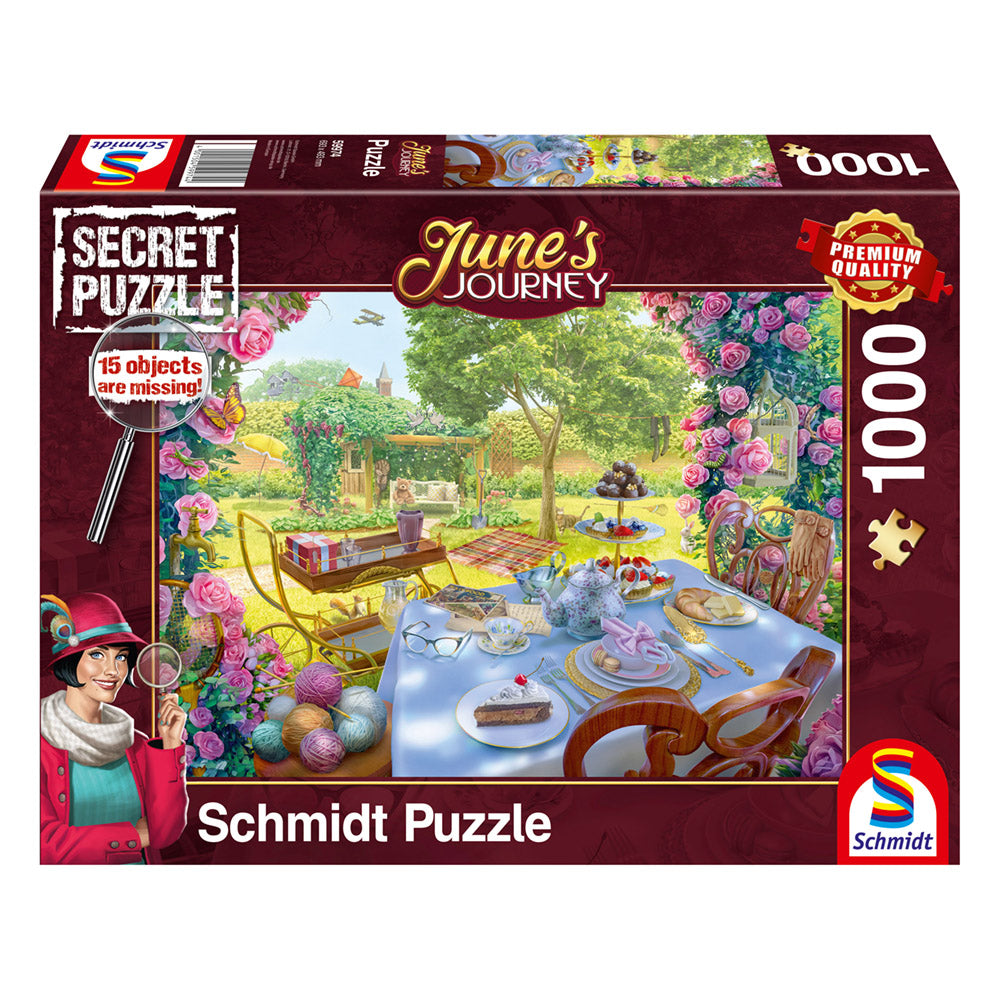 Schmidt puzzle: I. Journey - Tea in the garden, 1000 pieces