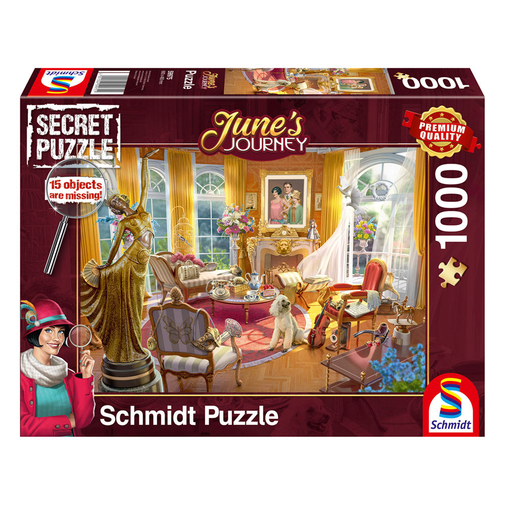 Schmidt puzzle: I. Journey - The living room on the estate, 1000 pieces