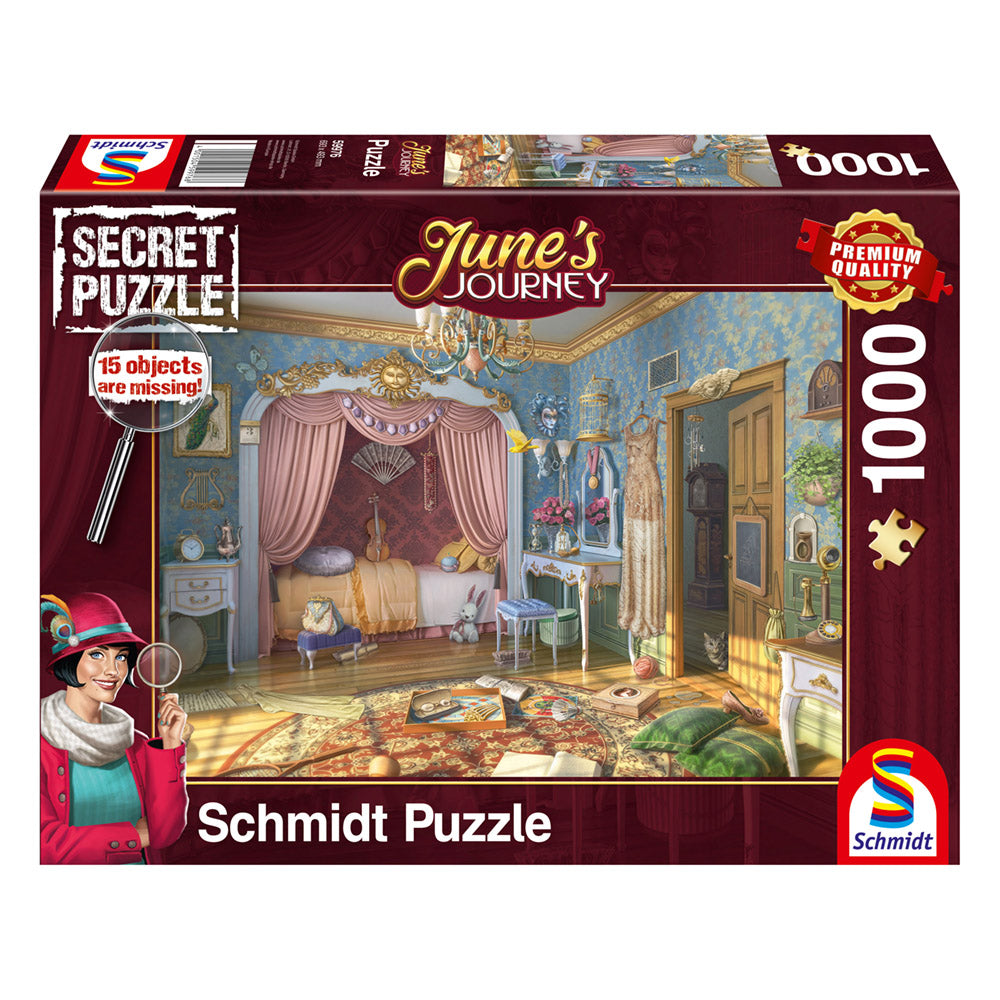 Puzzle Schmidt: I. Viaje - Dormitorio, 1000 piezas