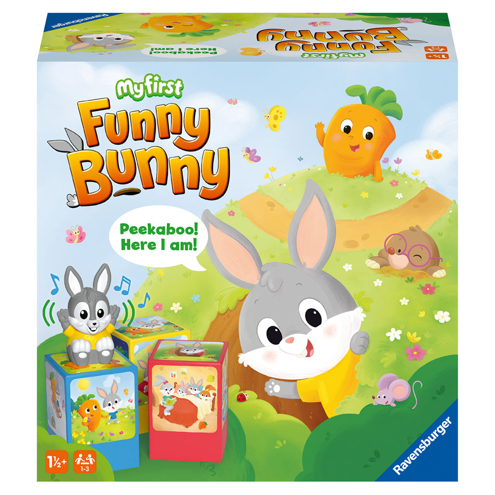 Mi primer Funny Bunny Ravensburger, juego de mesa para niños a partir de 18 meses