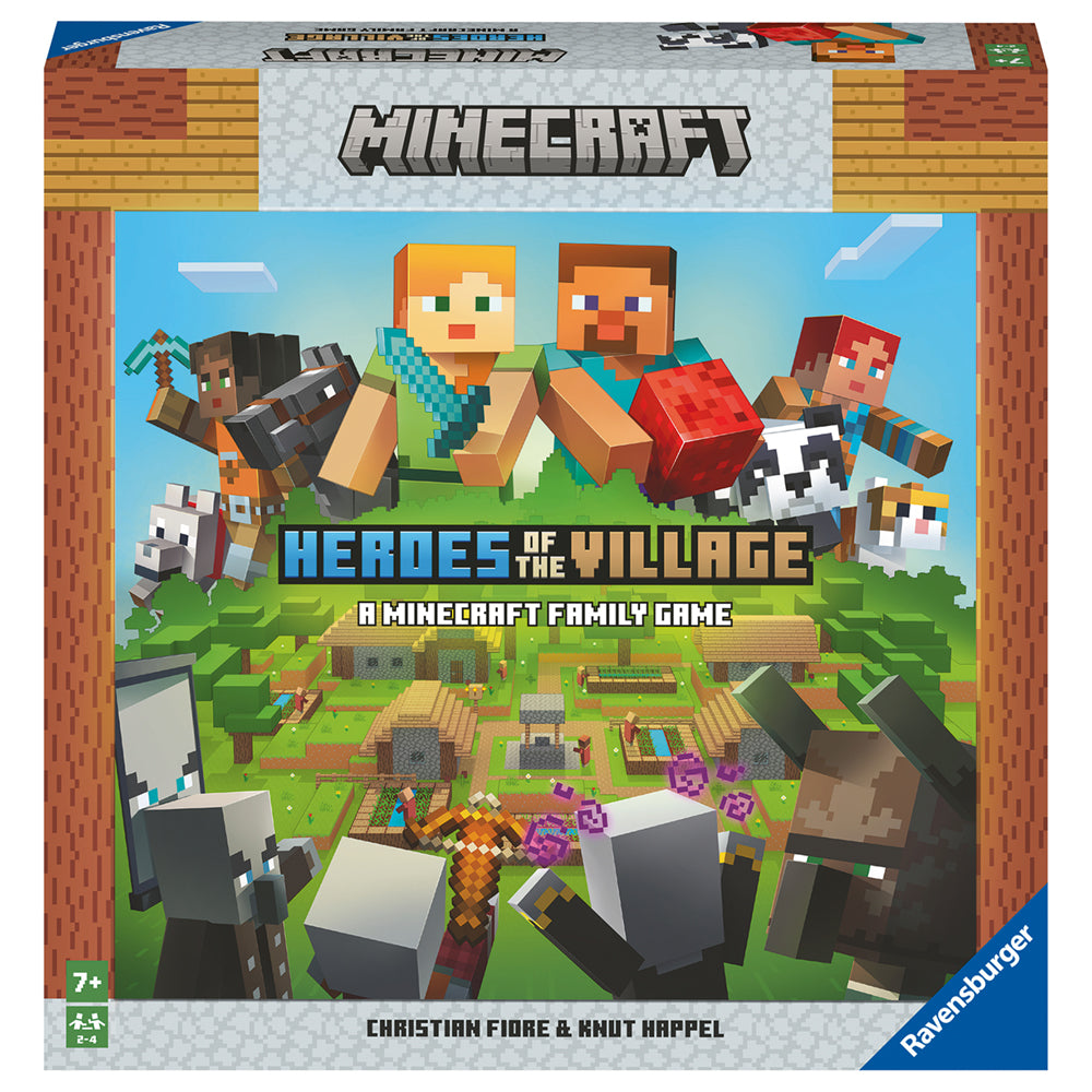 Minecraft Heroes of the Village, настолна игра за деца от 7 години, многоезична вкл