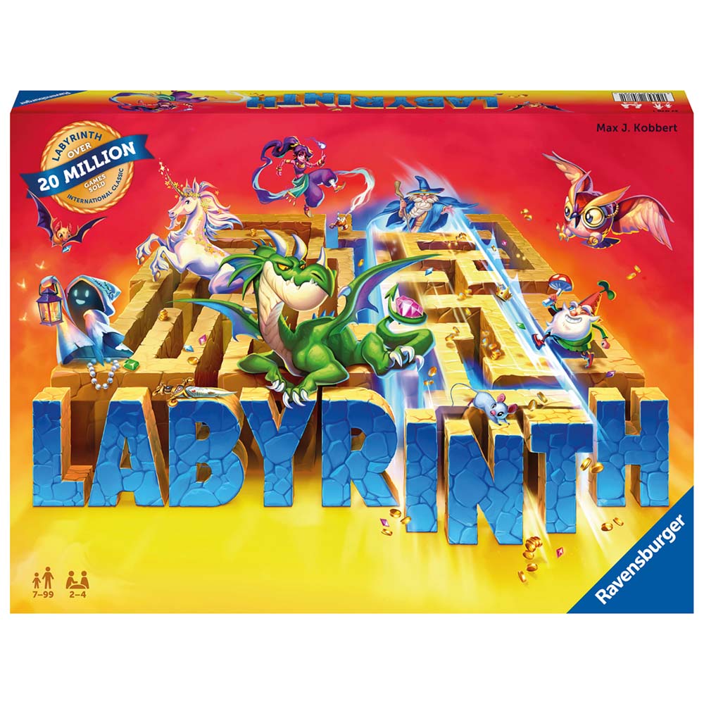 Labyrinth Ravensburger, лабиринтна игра за деца от 8 години, многоезична вкл