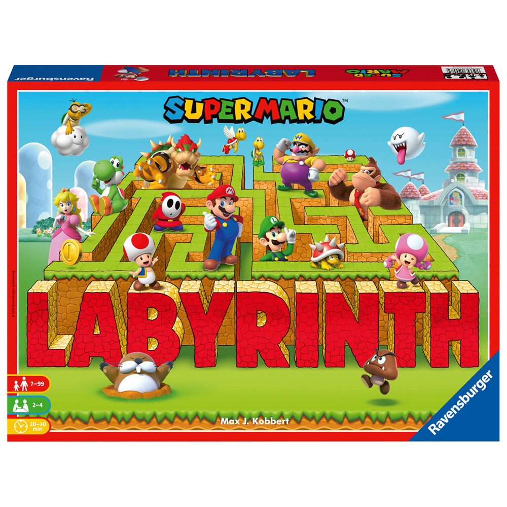 Labyrinth Super Mario Ravensburger, лабиринтна игра за деца от 7 години, многоезична вкл