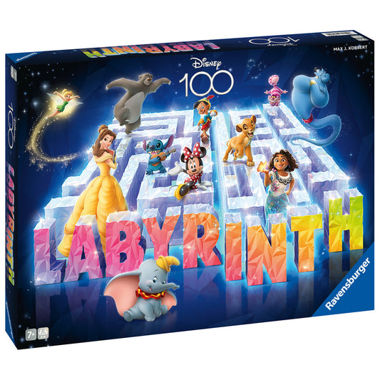 Labyrinth 100 years of Disney Ravensburger, игра лабиринт за деца с герои на Дисни от 7 години, многоезична вкл