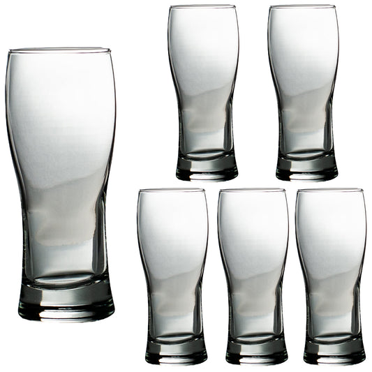 Set of 6 glass glasses of 300 ml, Cesiro