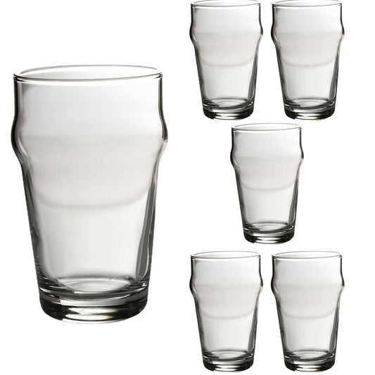 Set of 6 glass glasses of 330 ml, Cesiro