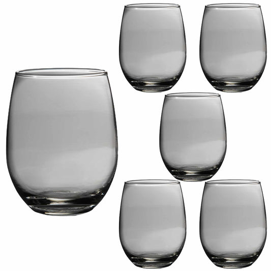 Set of 6 glasses of 465 ml glass, Cesiro