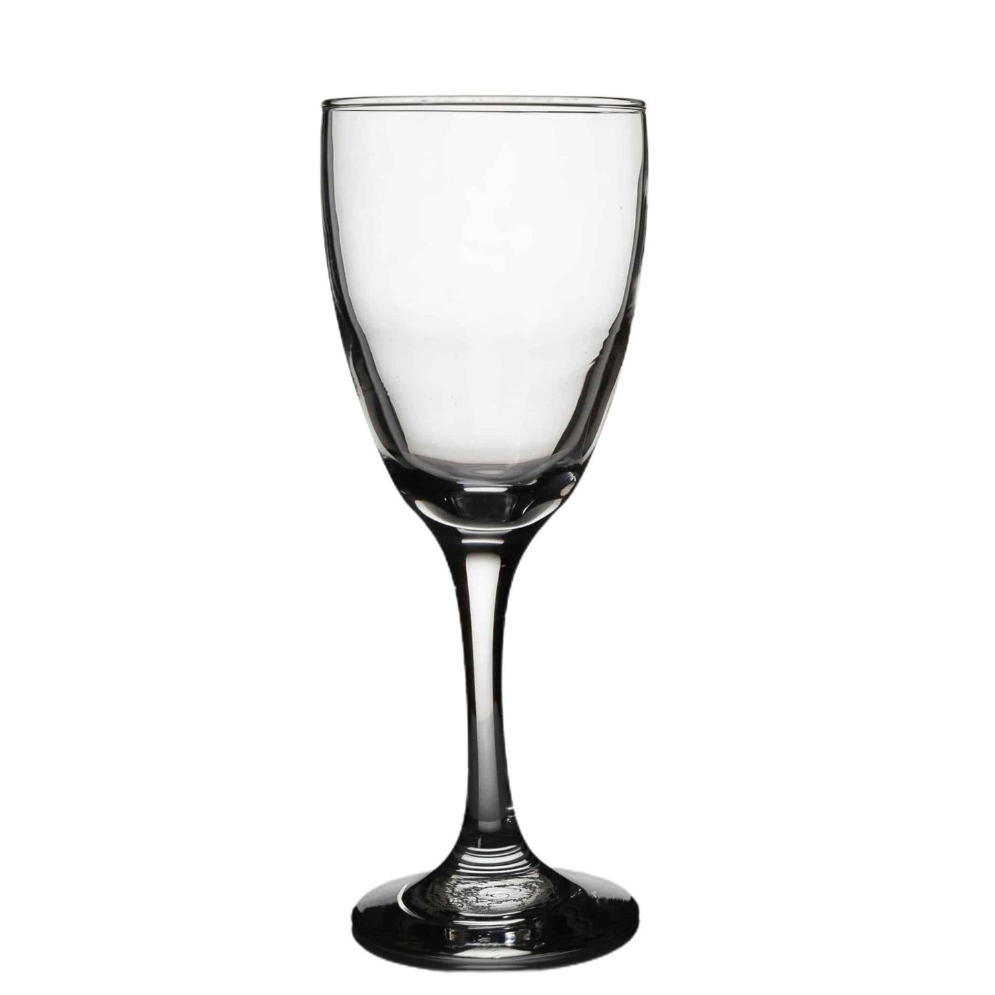 Set of 6 glasses of 280 ml with glass feet, Cesiro